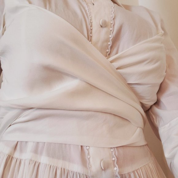 WINTER WHITE Designer DRESS **HOST 🤍🤍 PICK** BY ROBERT RODRIGUEZ - Picture 14 of 15